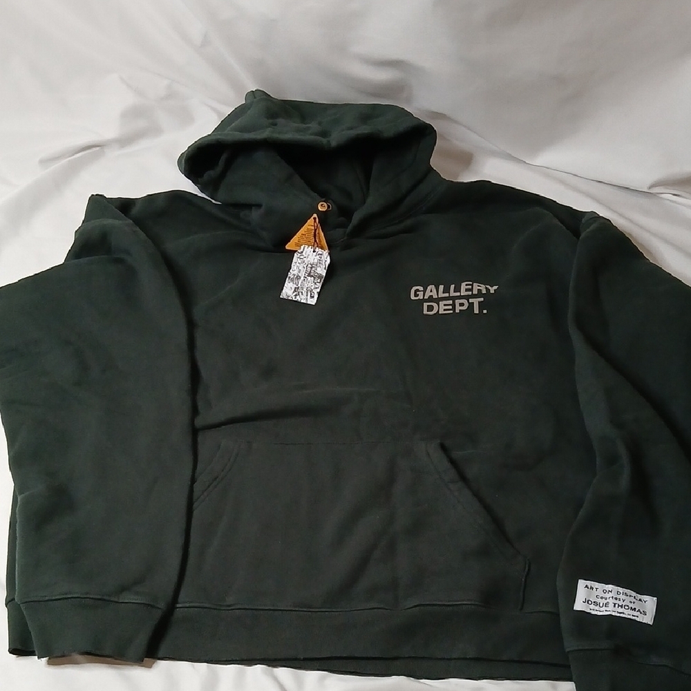 Gallery Dept 90s Logo Hoodie Vintage Black